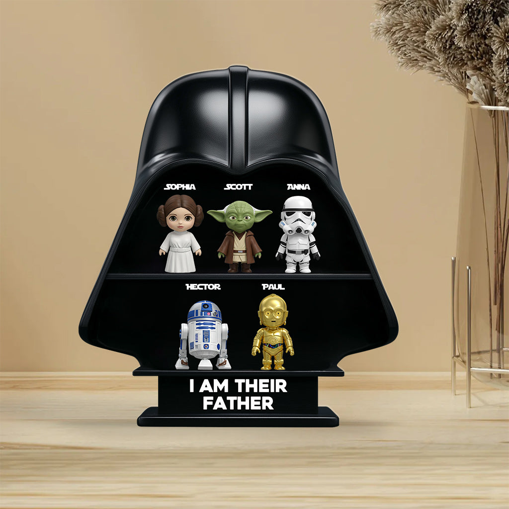 I Am The Dad - Personalized The Force Custom Shaped Acrylic Plaque