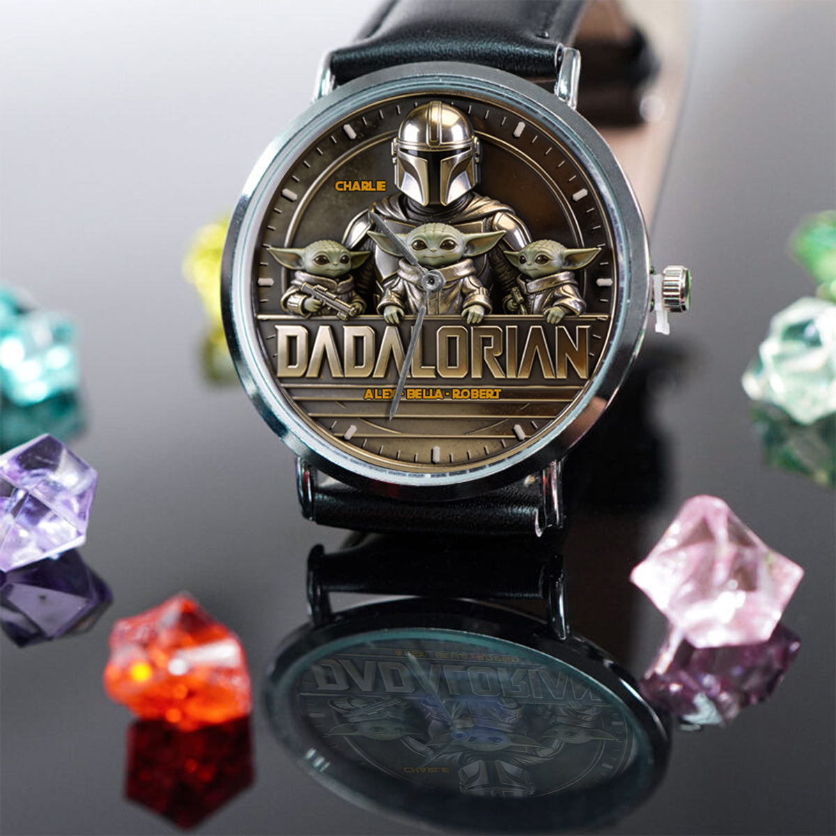 The Dadalorian - Personalized The Force Hand Watch