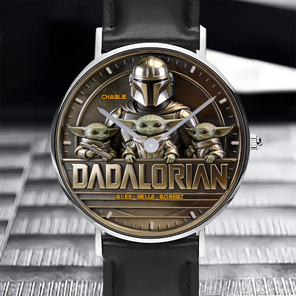 The Dadalorian - Personalized The Force Hand Watch