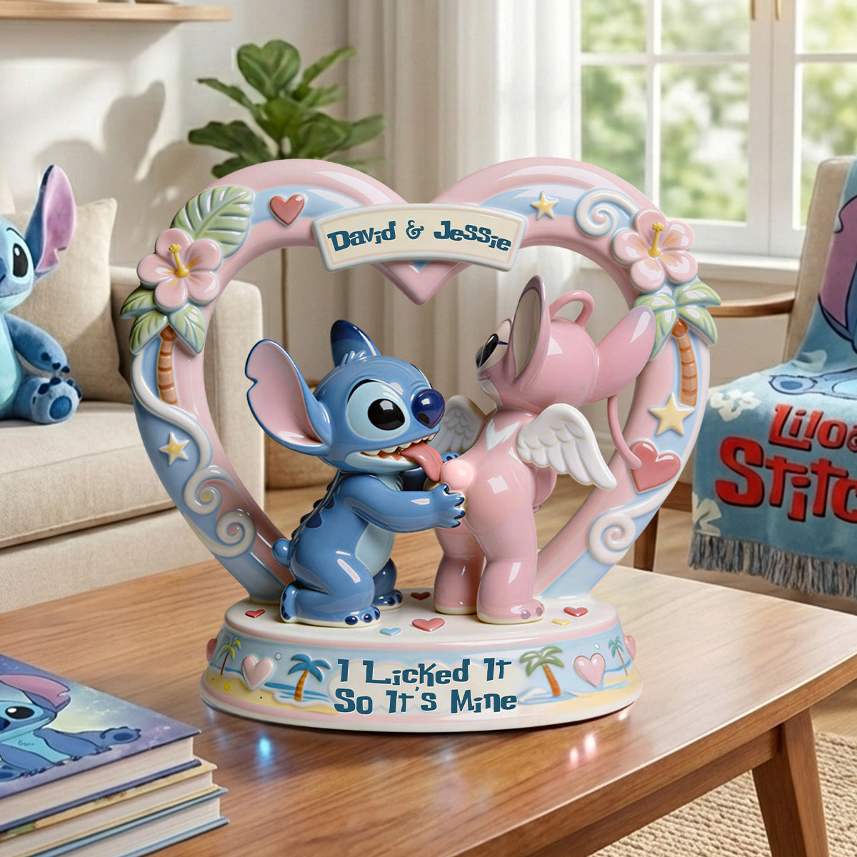 I Licked It So It's Mine - Personalized Ohana Custom Shaped Acrylic Plaque