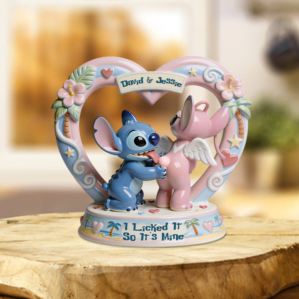 I Licked It So It's Mine - Personalized Ohana Custom Shaped Acrylic Plaque
