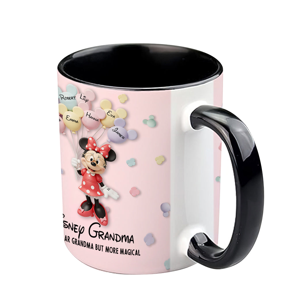 Best Grandma/ Mom Ever - Personalized Mouse Accent Mug