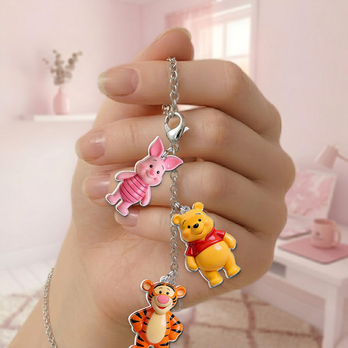 Friends - Personalized Yellow Bear Dangling Charms
