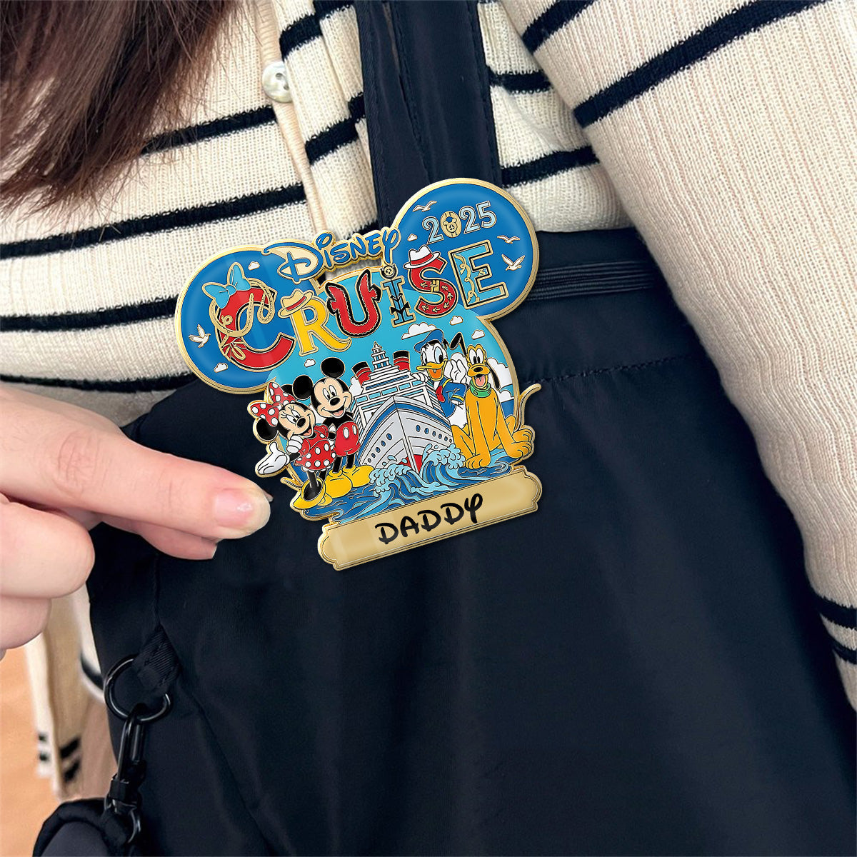 Family Cruise 2025 - Personalized Mouse Pin