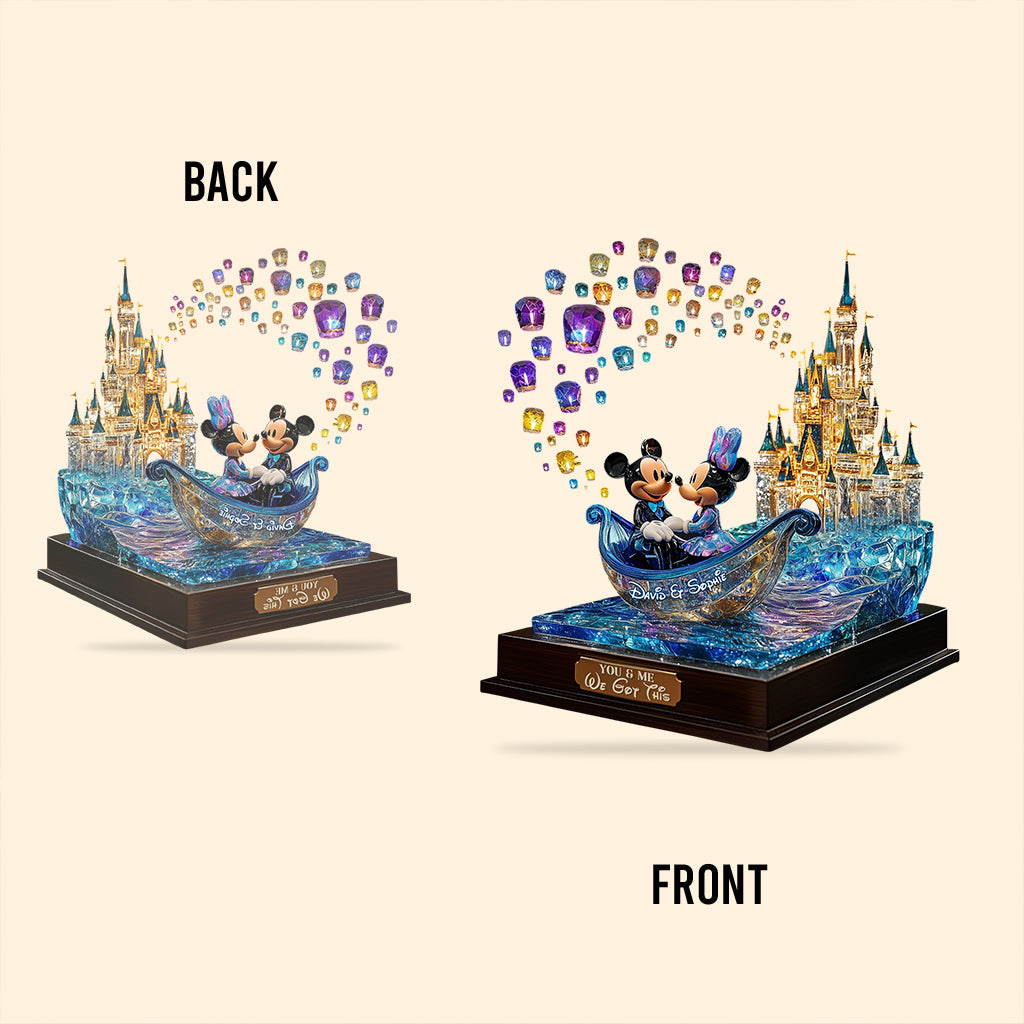 You & Me We Got This - Personalized Mouse Custom Shaped Acrylic Plaque