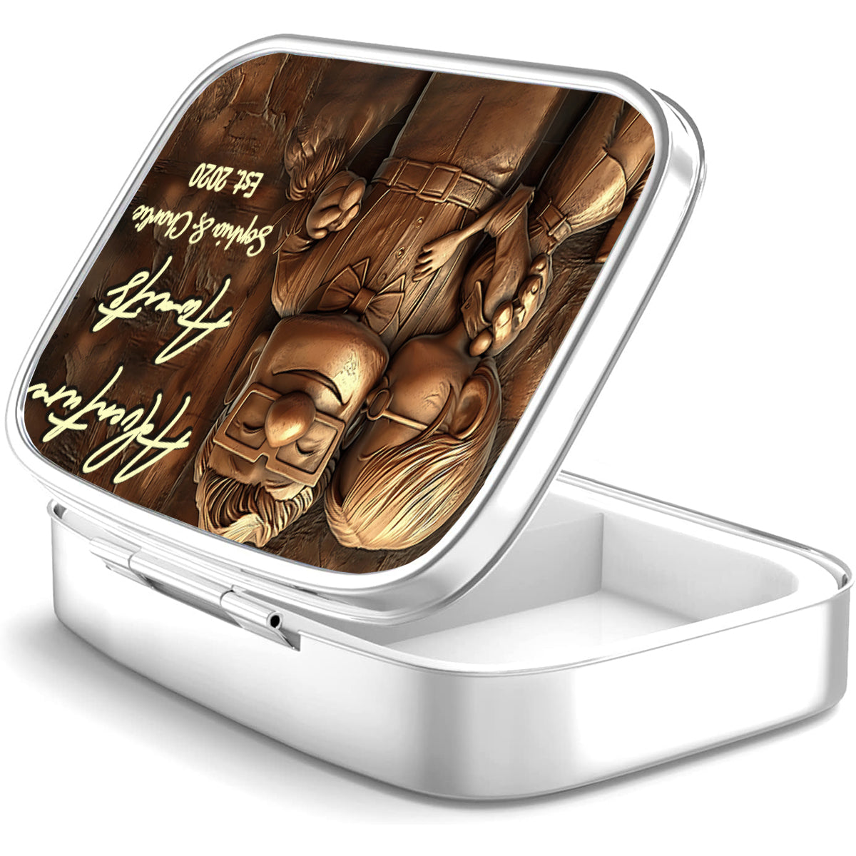 Adventure Awaits - Personalized Mouse Pill Organizer Box