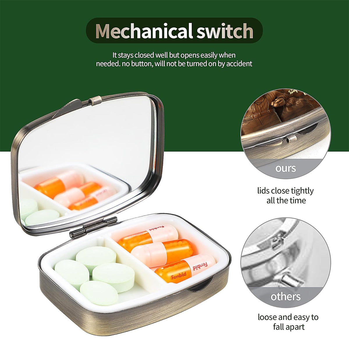 Adventure Awaits - Personalized Mouse Pill Organizer Box