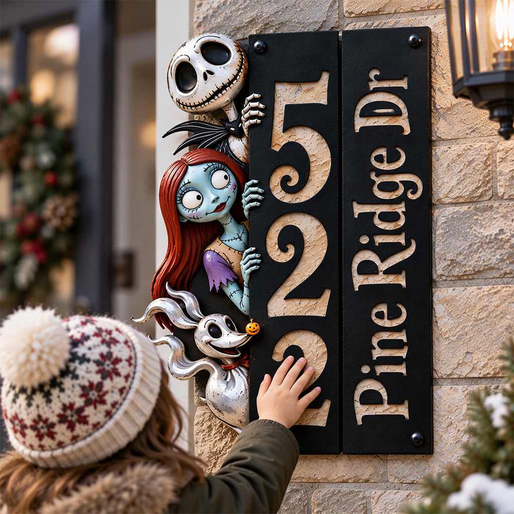 Welcome To Our Nightmare - Personalized Nightmare 3D Printed Cut Metal Sign