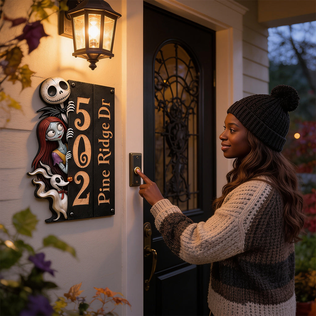 Welcome To Our Nightmare - Personalized Nightmare 3D Printed Cut Metal Sign