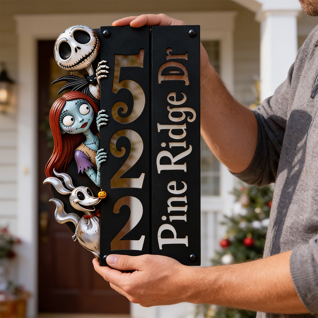 Welcome To Our Nightmare - Personalized Nightmare 3D Printed Cut Metal Sign
