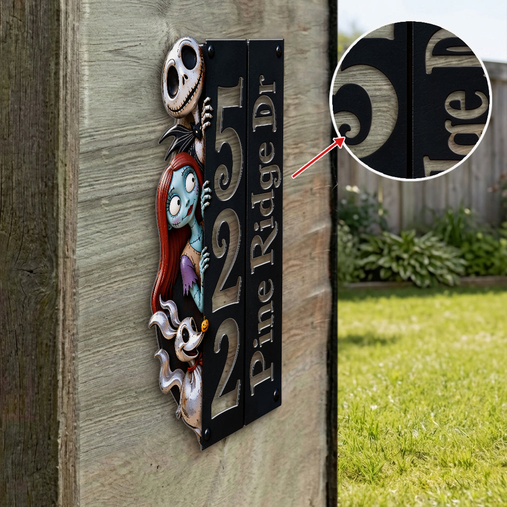 Welcome To Our Nightmare - Personalized Nightmare 3D Printed Cut Metal Sign