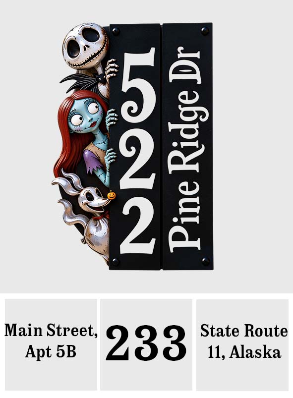 Welcome To Our Nightmare - Personalized Nightmare 3D Printed Cut Metal Sign