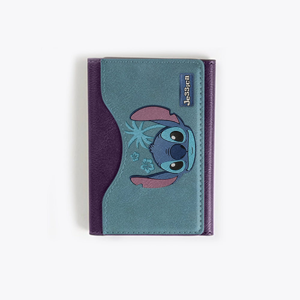Ohana Alien Custom Name - Personalized Ohana Magsafe Wallet