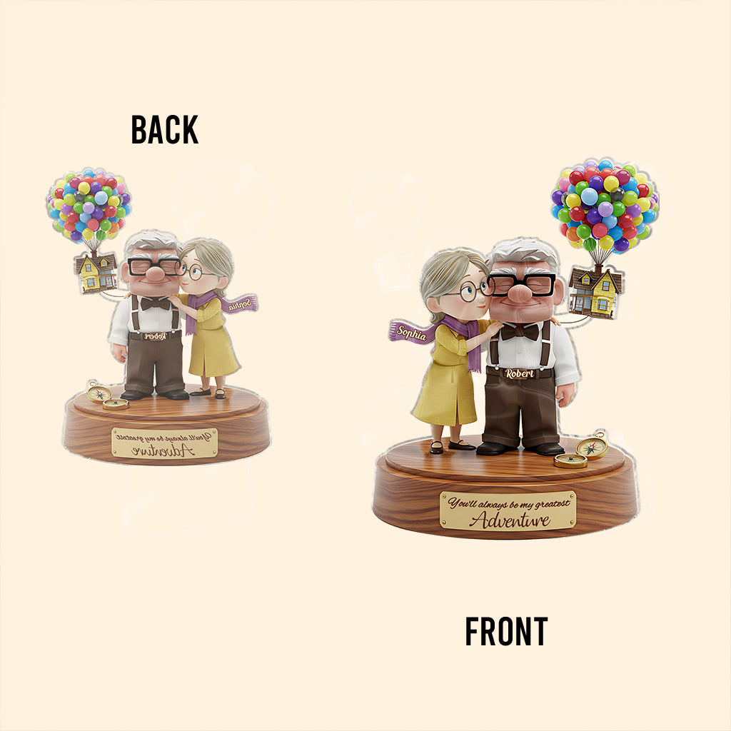 You Are My Greatest Adventure - Personalized Mouse Custom Shaped Acrylic Plaque