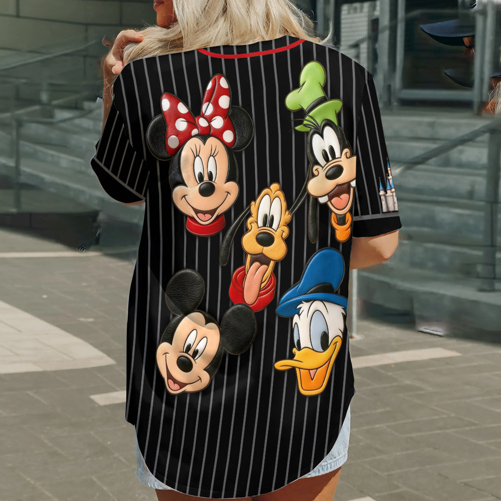 Friends - Personalized Mouse Baseball Jersey