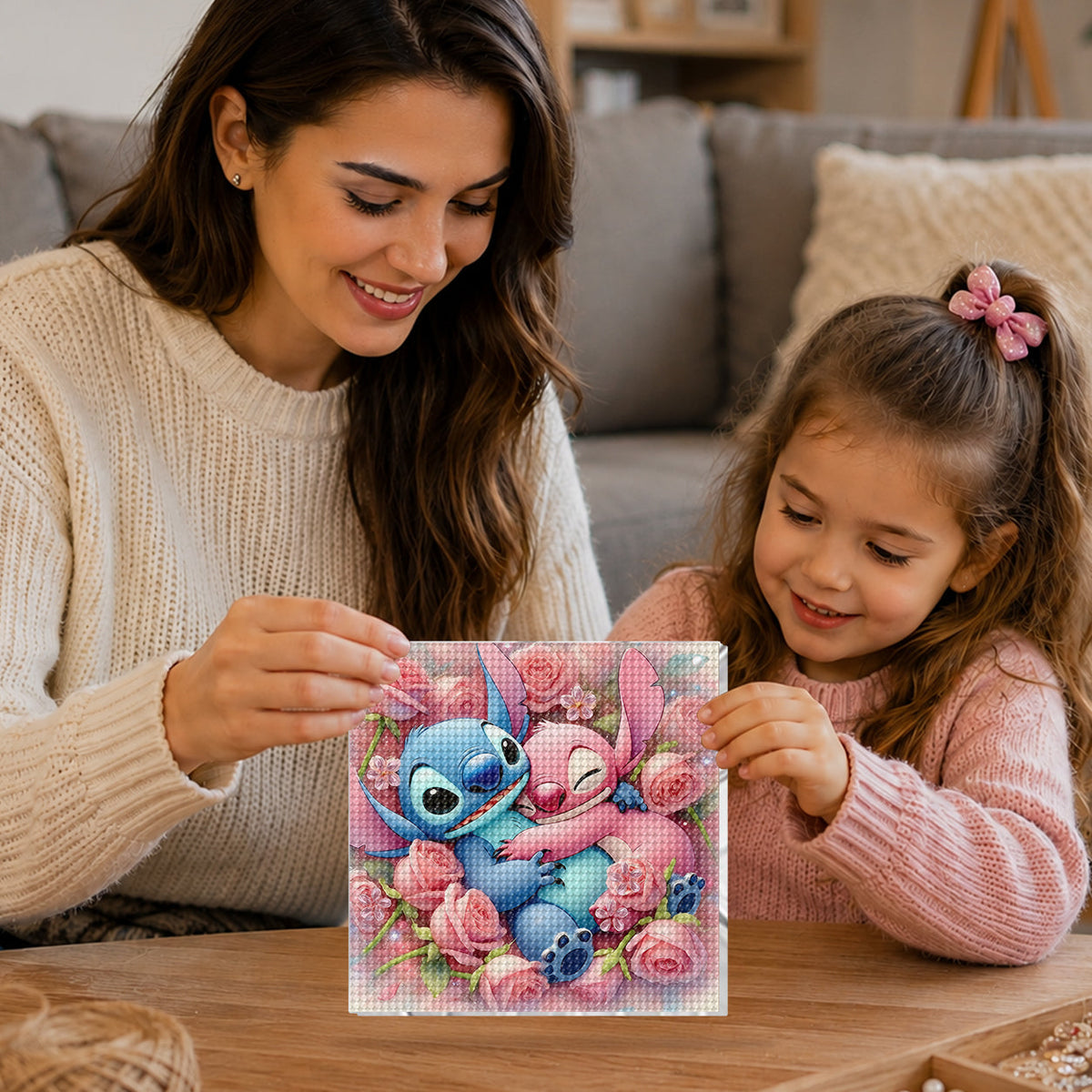 Ohana Means Family - Ohana Diamond Painting Ornament Kit