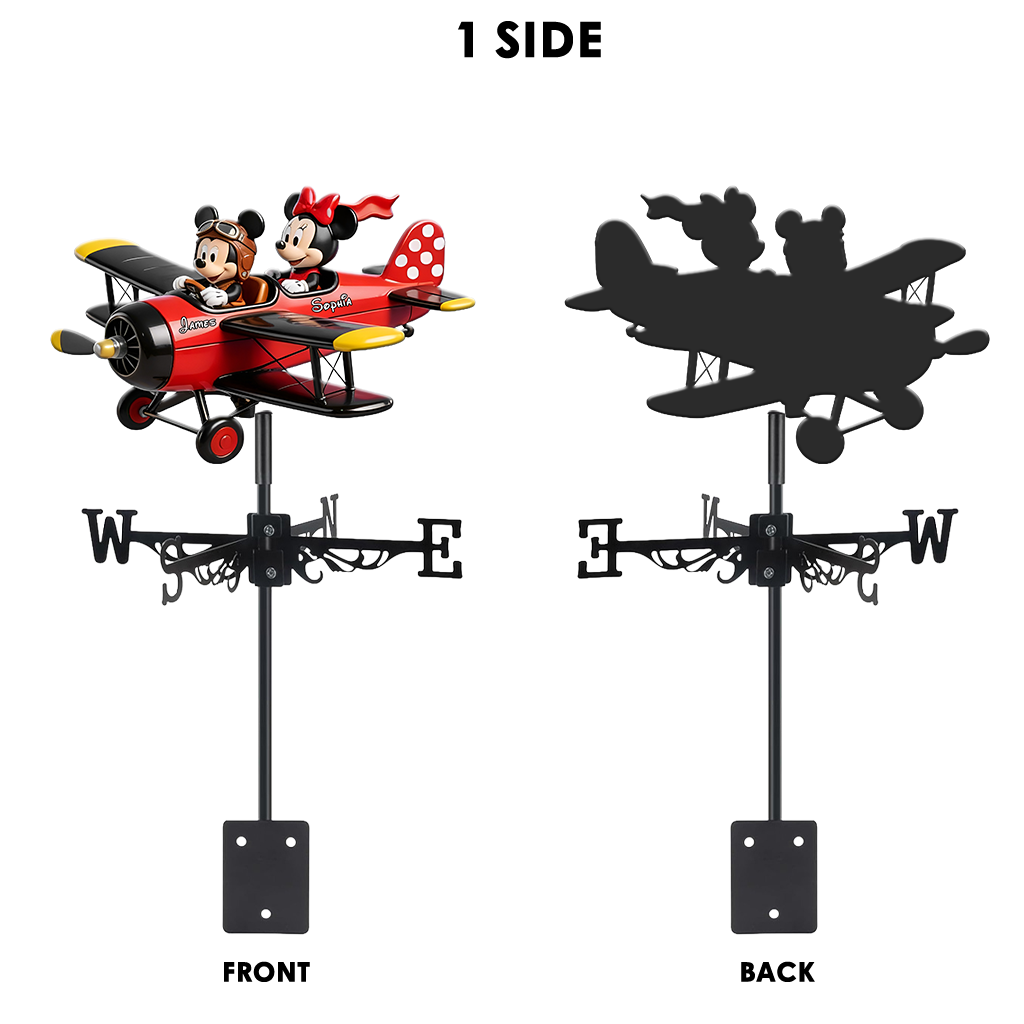 Mouse Couple - Personalized Mouse Weather Vane