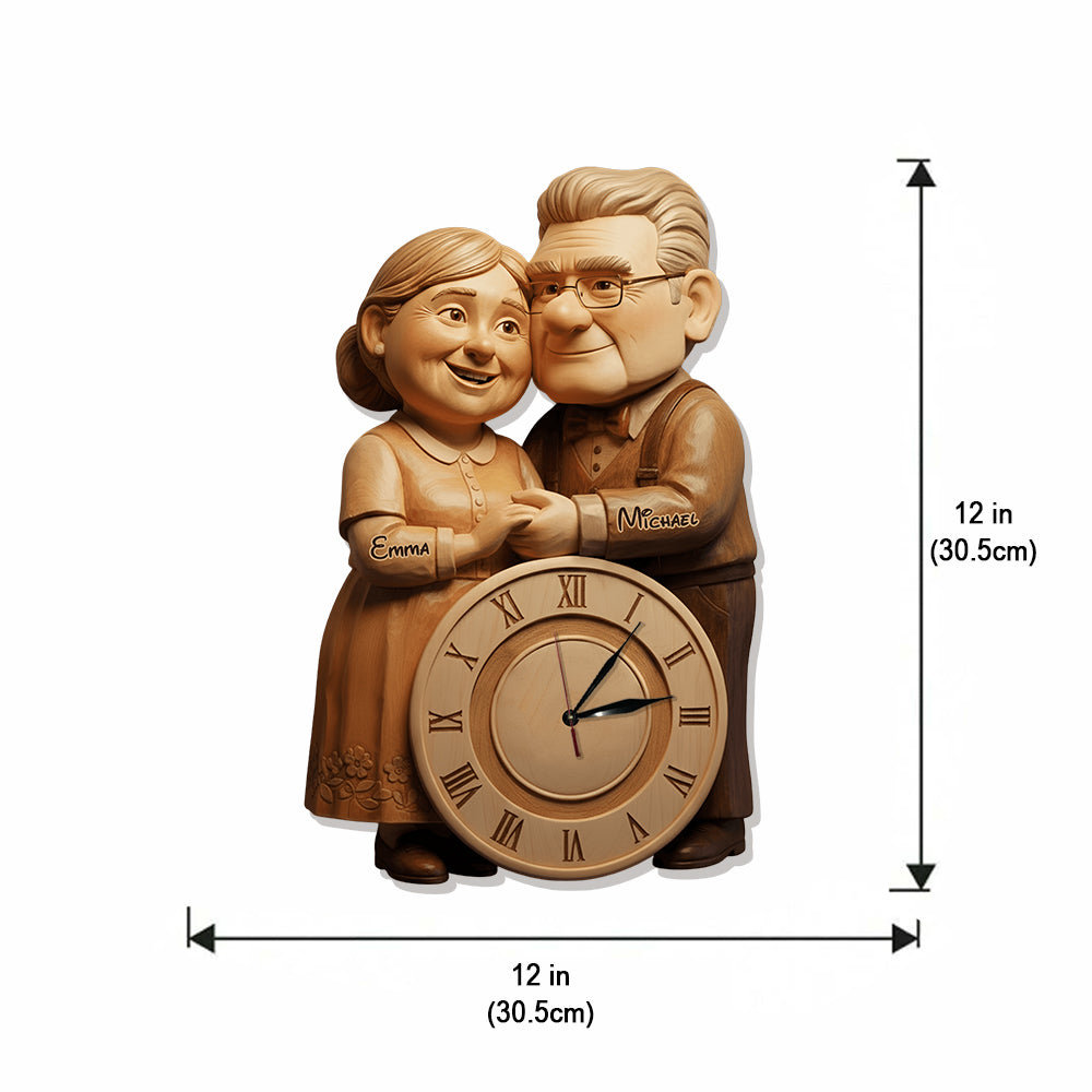 You Are My Greatest Adventure - Personalized Couple LED Light Wall Clock