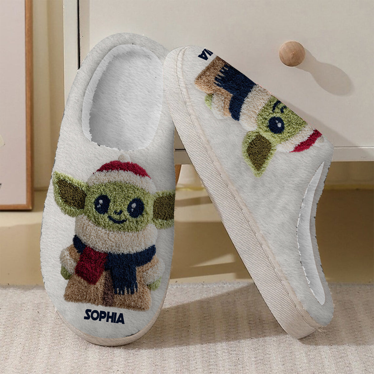 Merry Christmas - Personalized The Force Slippers