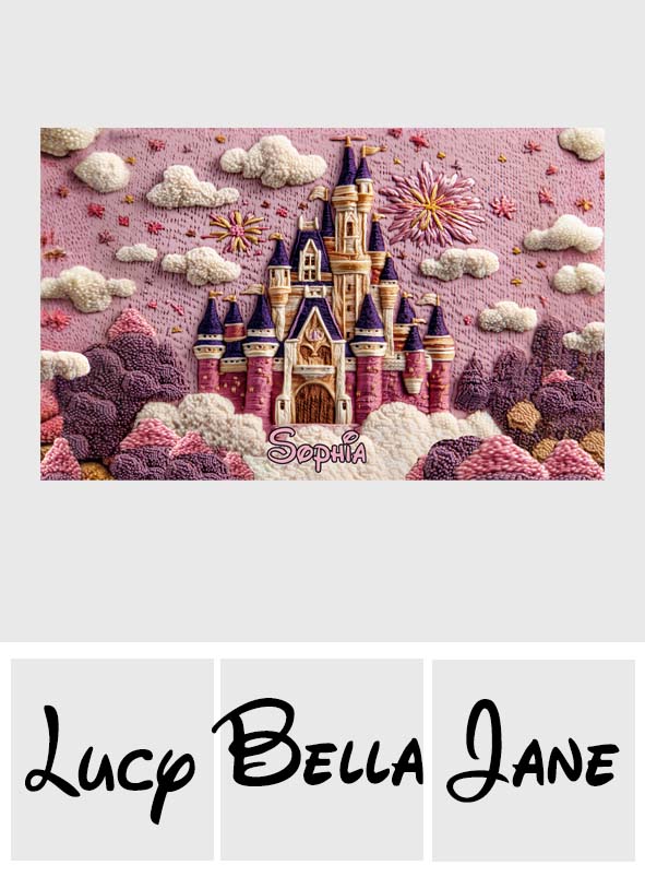 Magical Castle - Personalized Mouse Rug