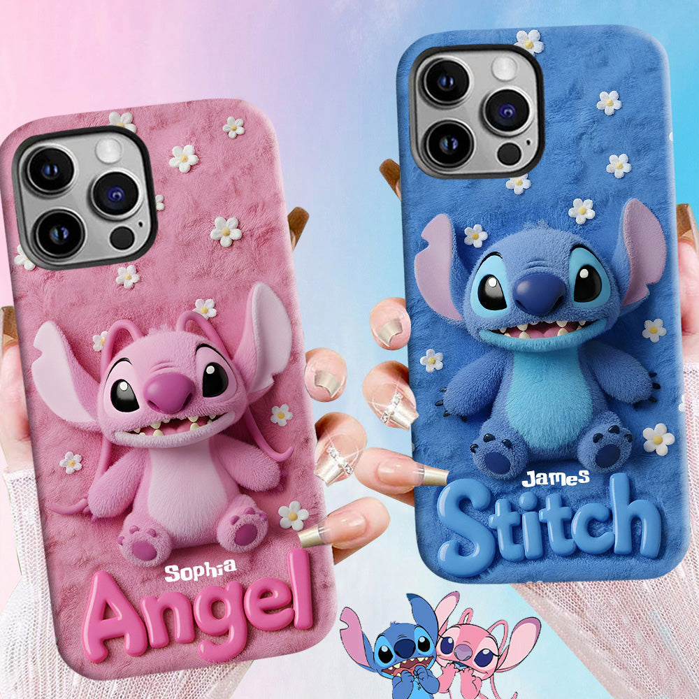Fluffy Monster Effect - Personalized Ohana Full Print Phone Case