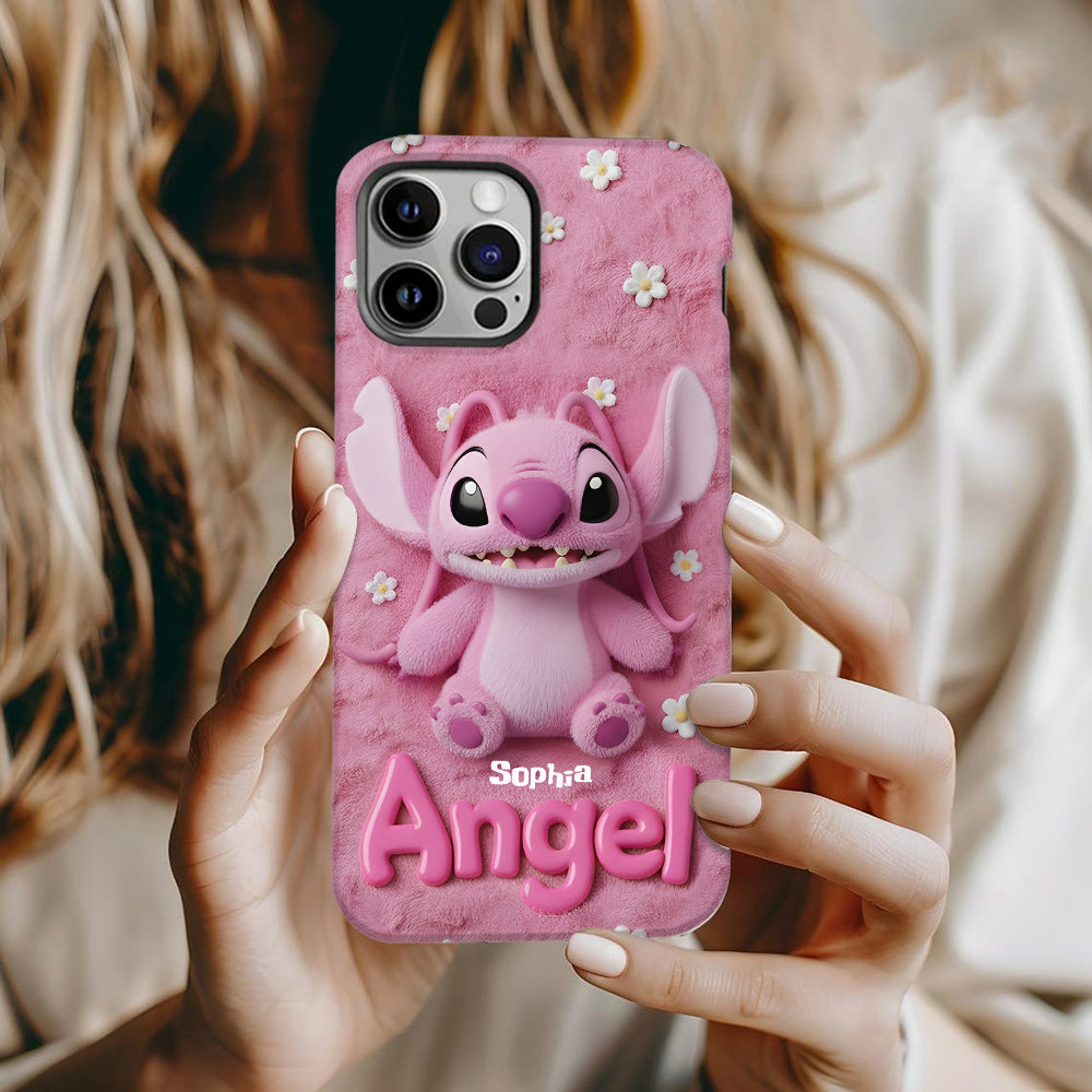 Fluffy Monster Effect - Personalized Ohana Full Print Phone Case