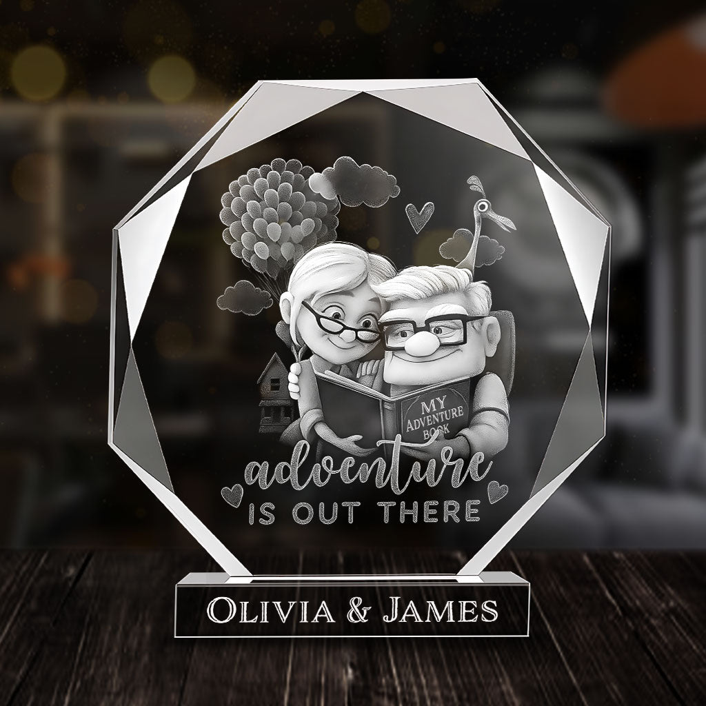 Anniversary Gifts For Couple Custom Name - Personalized Couple Custom Shaped Acrylic Plaque