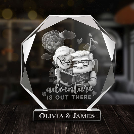 Anniversary Gifts For Couple Custom Name - Personalized Couple Custom Shaped Acrylic Plaque