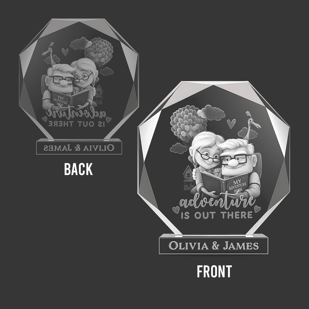 Anniversary Gifts For Couple Custom Name - Personalized Couple Custom Shaped Acrylic Plaque