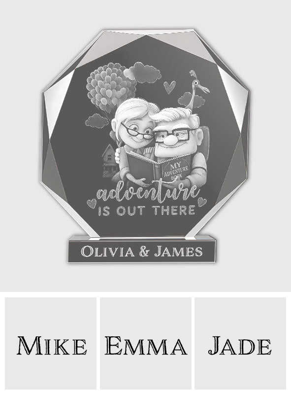 Anniversary Gifts For Couple Custom Name - Personalized Couple Custom Shaped Acrylic Plaque