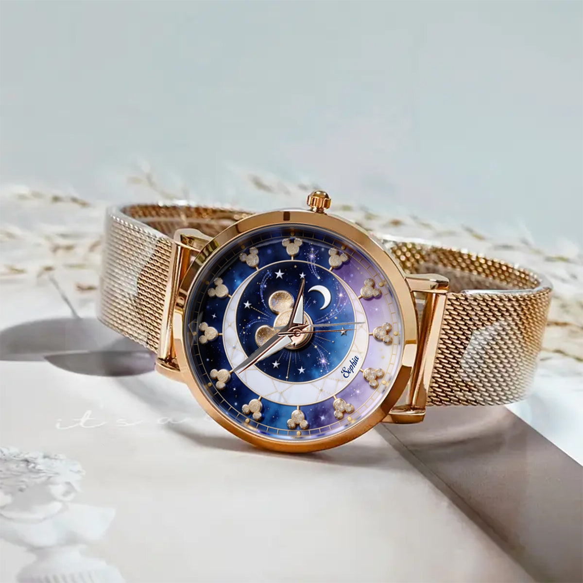Belive In Magic - Personalized Mouse Women Hand Watch