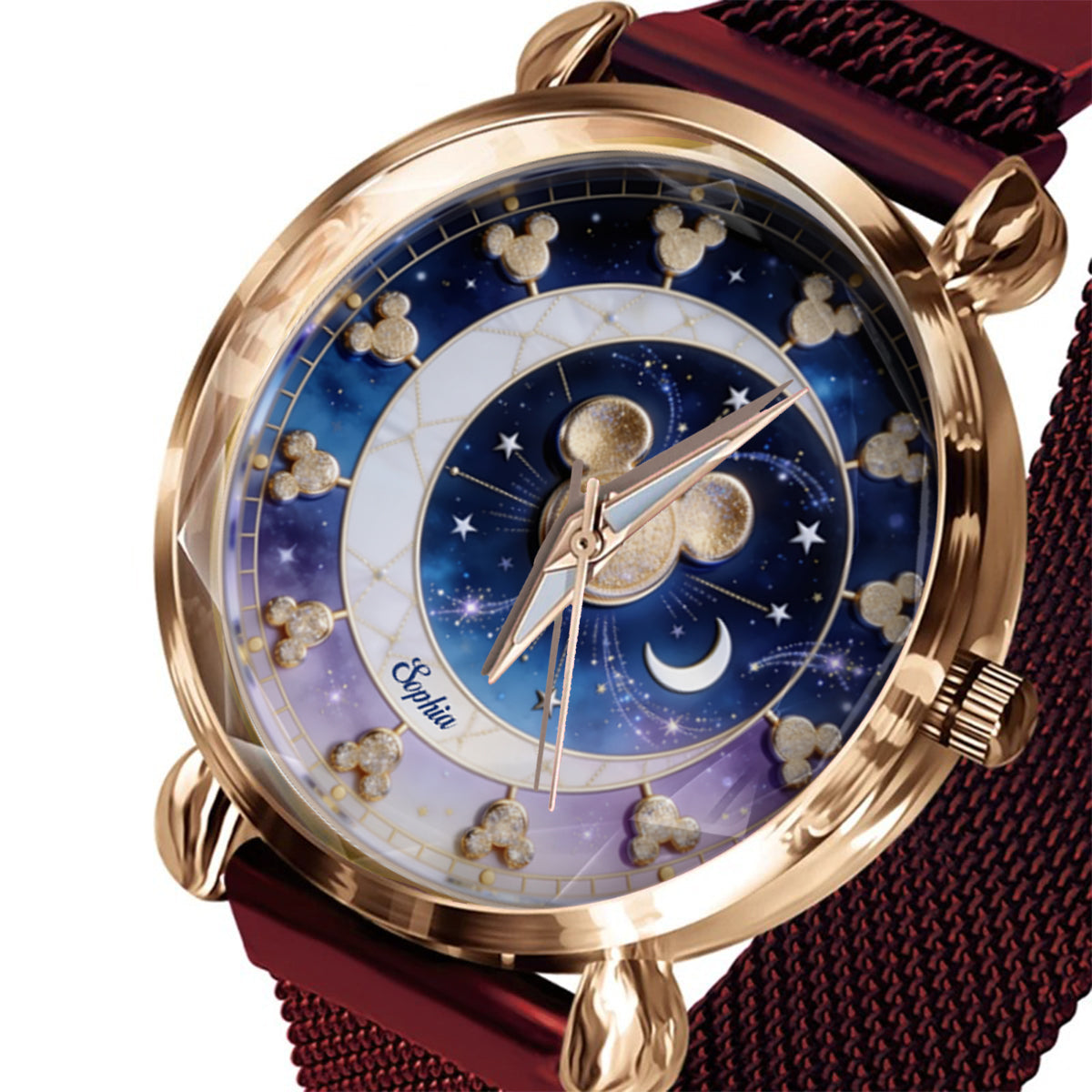 Belive In Magic - Personalized Mouse Women Hand Watch