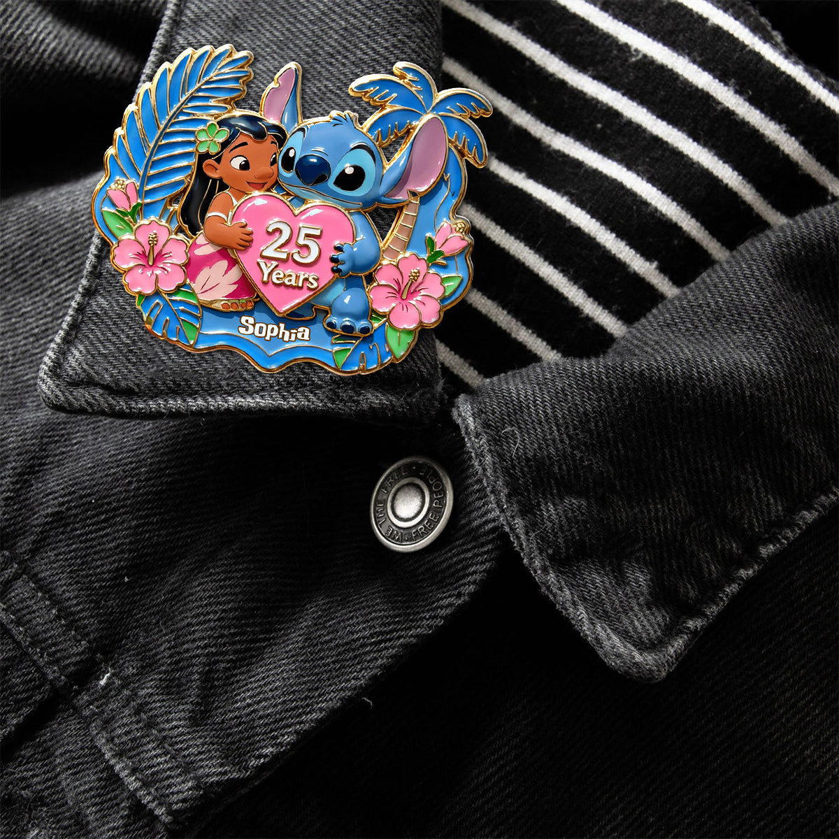 25th Anniversary - Personalized Ohana Pin