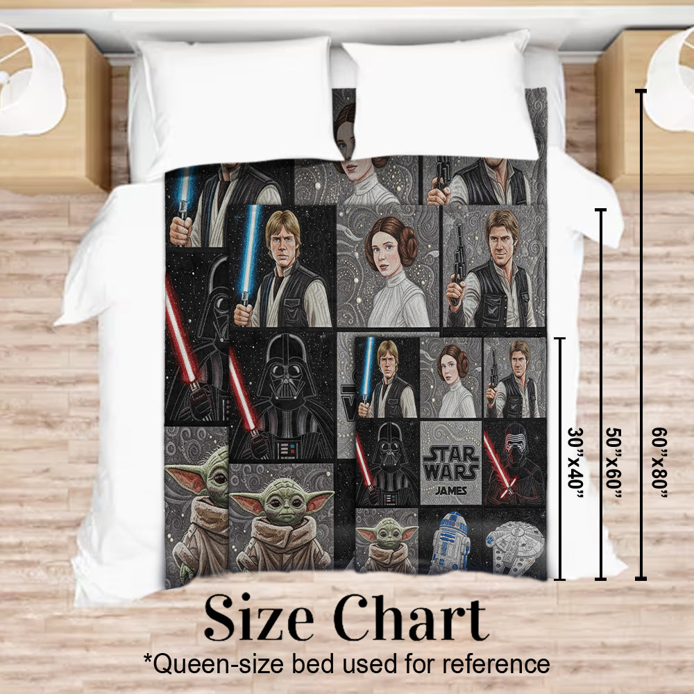 The Galaxy - Personalized The Force Blanket