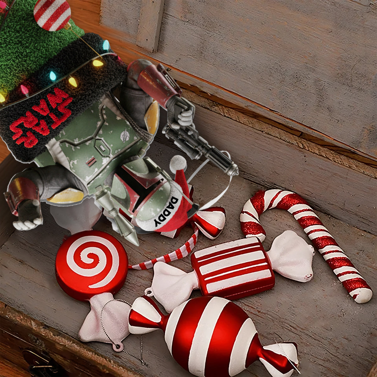 A Merry Christmas You Must Have - Personalized The Force Shaped Christmas Stocking