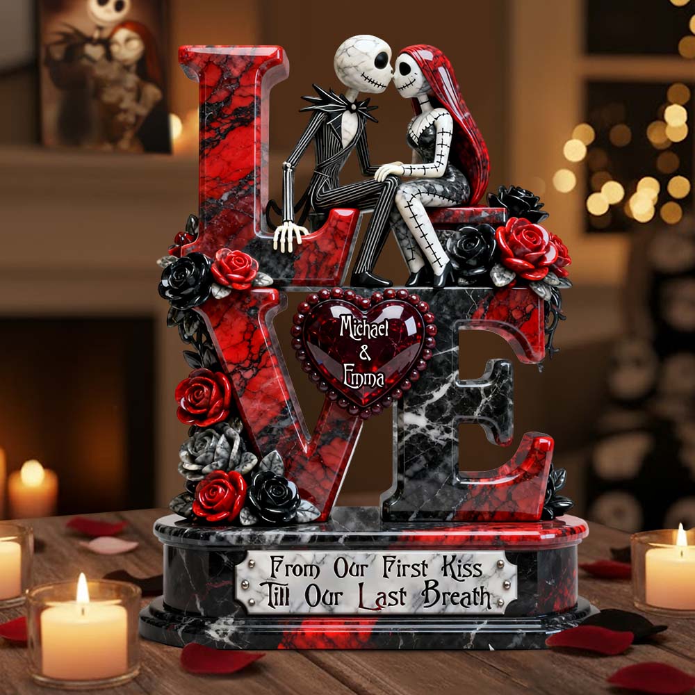 Till Our Last Breath - Personalized Nightmare Custom Shaped Acrylic Plaque
