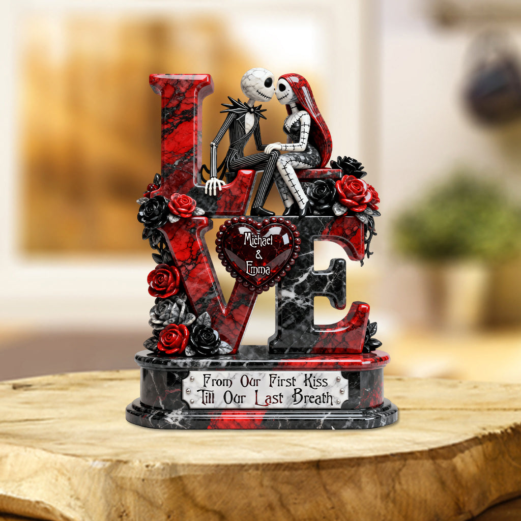 Till Our Last Breath - Personalized Nightmare Custom Shaped Acrylic Plaque