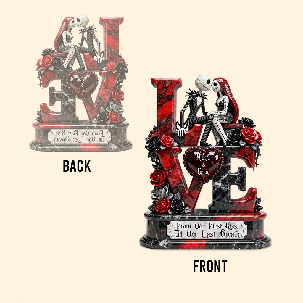 Till Our Last Breath - Personalized Nightmare Custom Shaped Acrylic Plaque