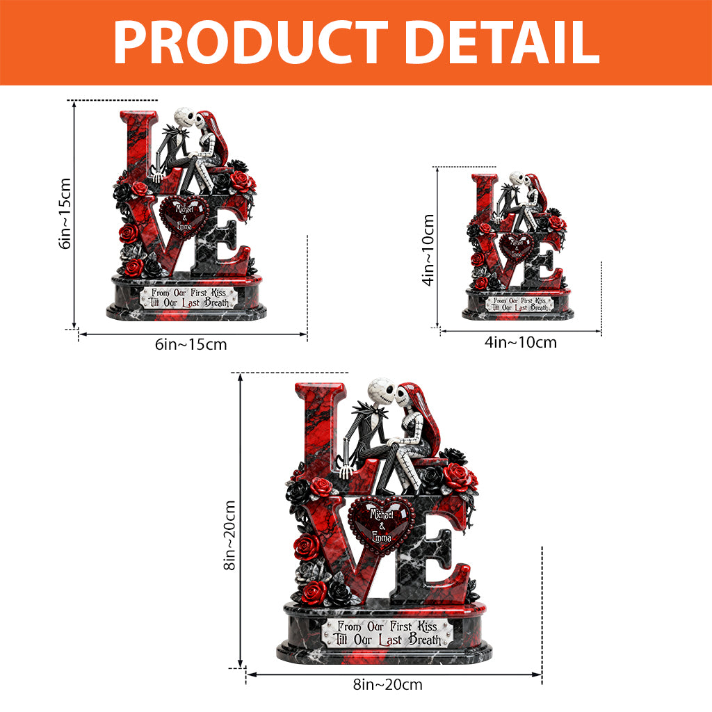 Till Our Last Breath - Personalized Nightmare Custom Shaped Acrylic Plaque