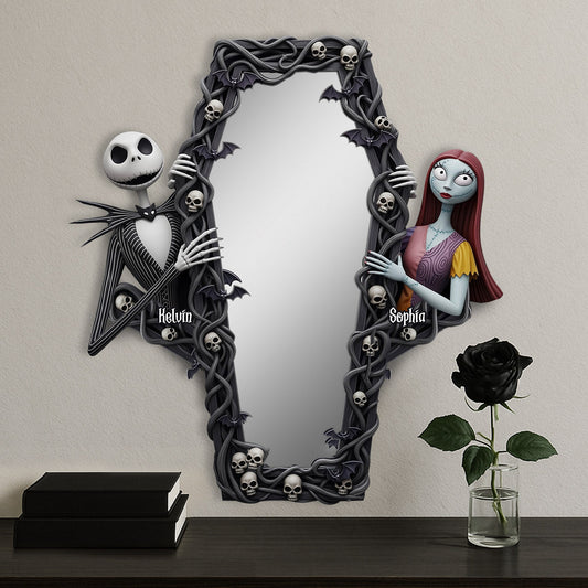 The Nightmare Couple - Personalized Nightmare Wall Hanging Mirror