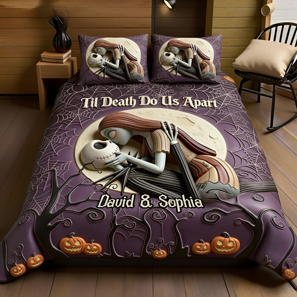 Nightmare Christmas Couple, We Got This - Personalized Nightmare Quilt Set