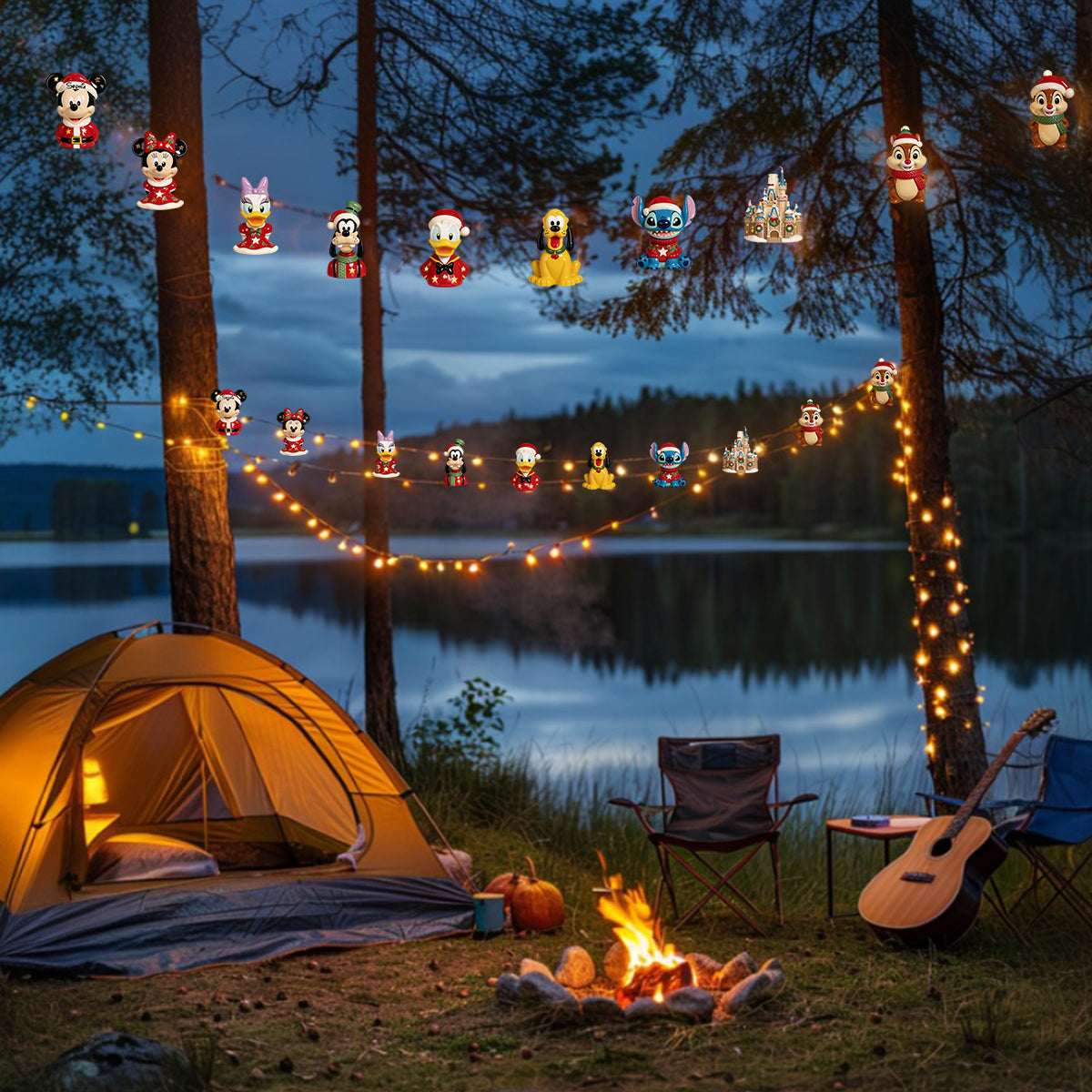Magical Christmas - Personalized Mouse String Lights
