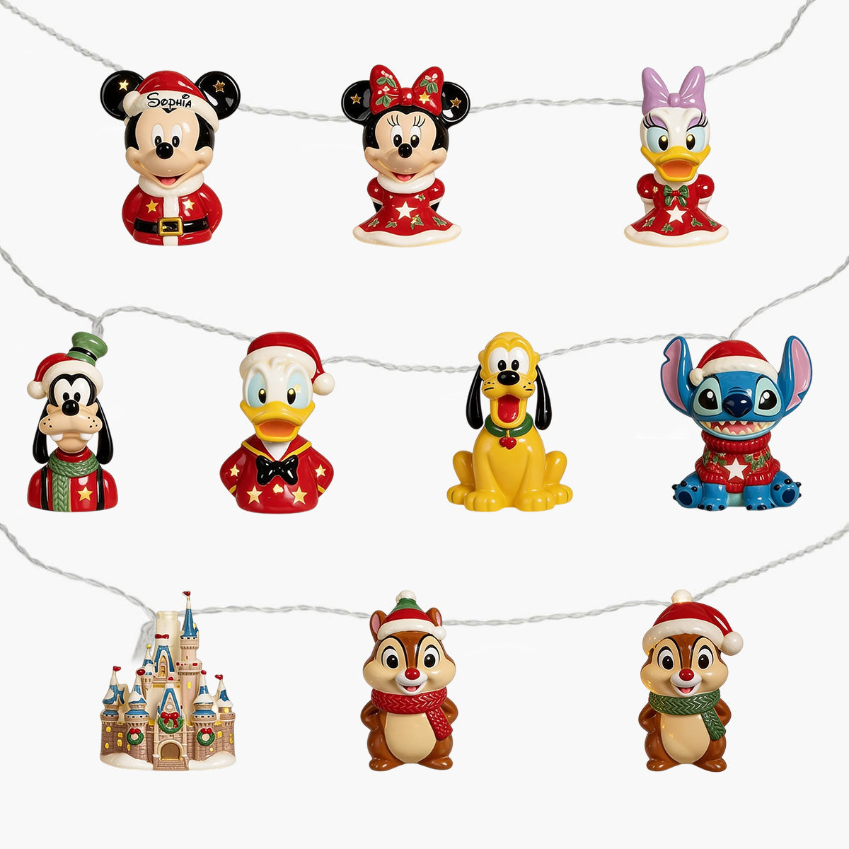 Magical Christmas - Personalized Mouse String Lights