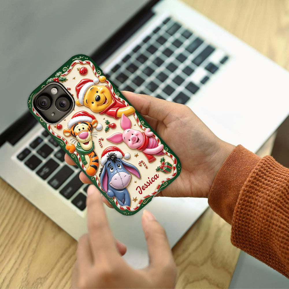 The Best Time Of The Year - Personalized Yellow Bear Full Print Phone Case