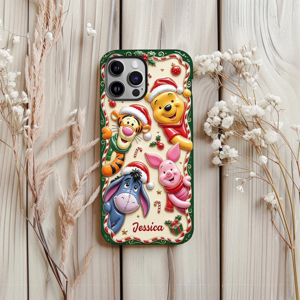 The Best Time Of The Year - Personalized Yellow Bear Full Print Phone Case