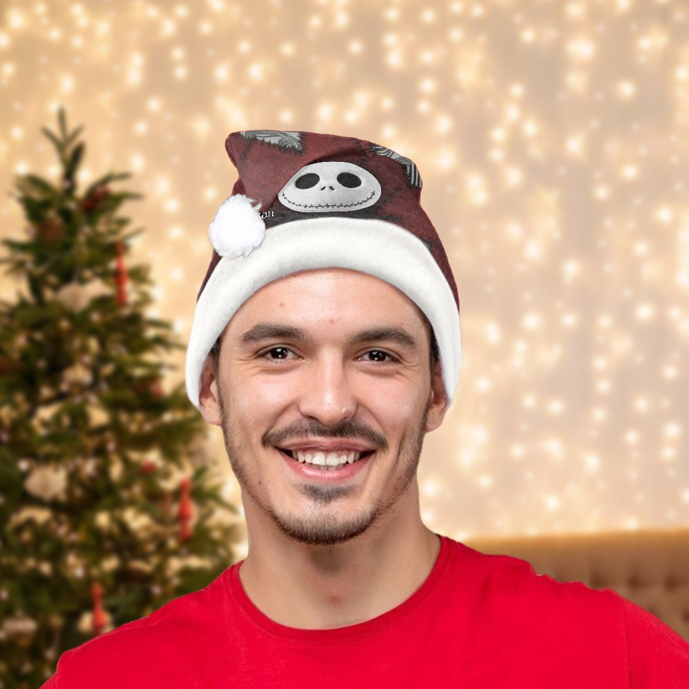Nightmare Christmas Movie - Personalized Nightmare Santa Claus Hat