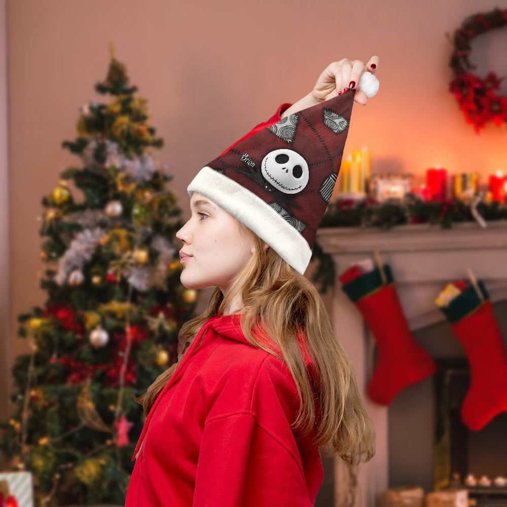 Nightmare Christmas Movie - Personalized Nightmare Santa Claus Hat