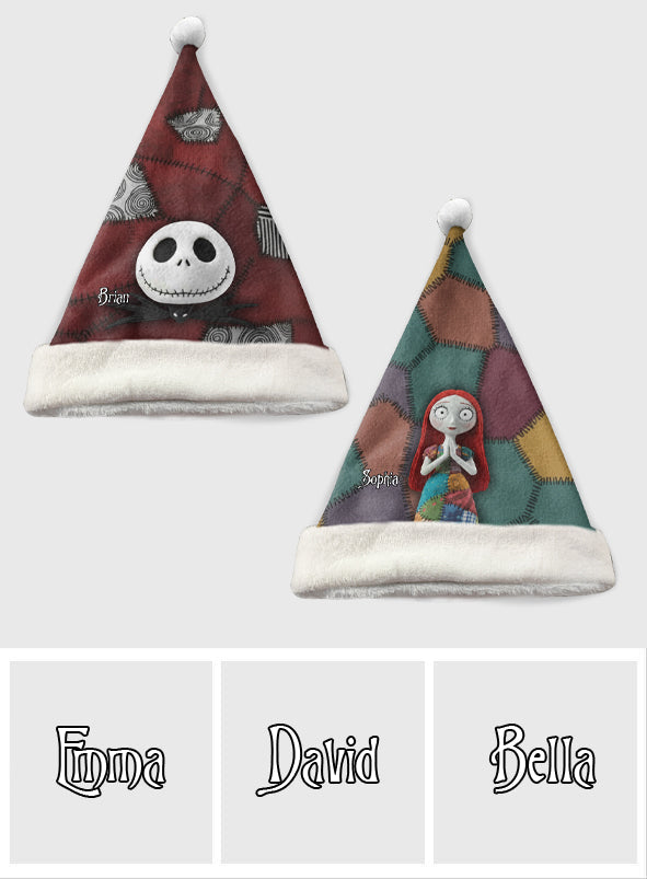 Nightmare Christmas Movie - Personalized Nightmare Santa Claus Hat