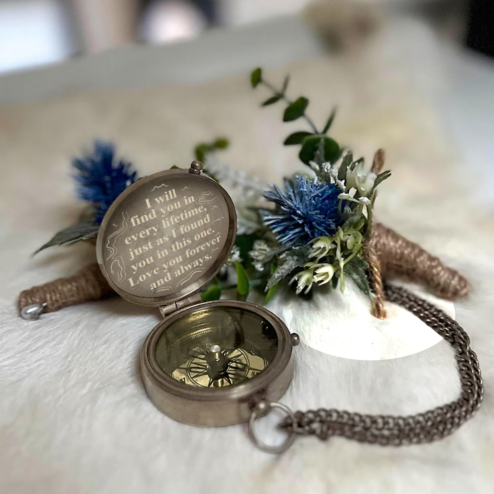 I Will Find You In Every Lifetime - Personalized Ohana Compass