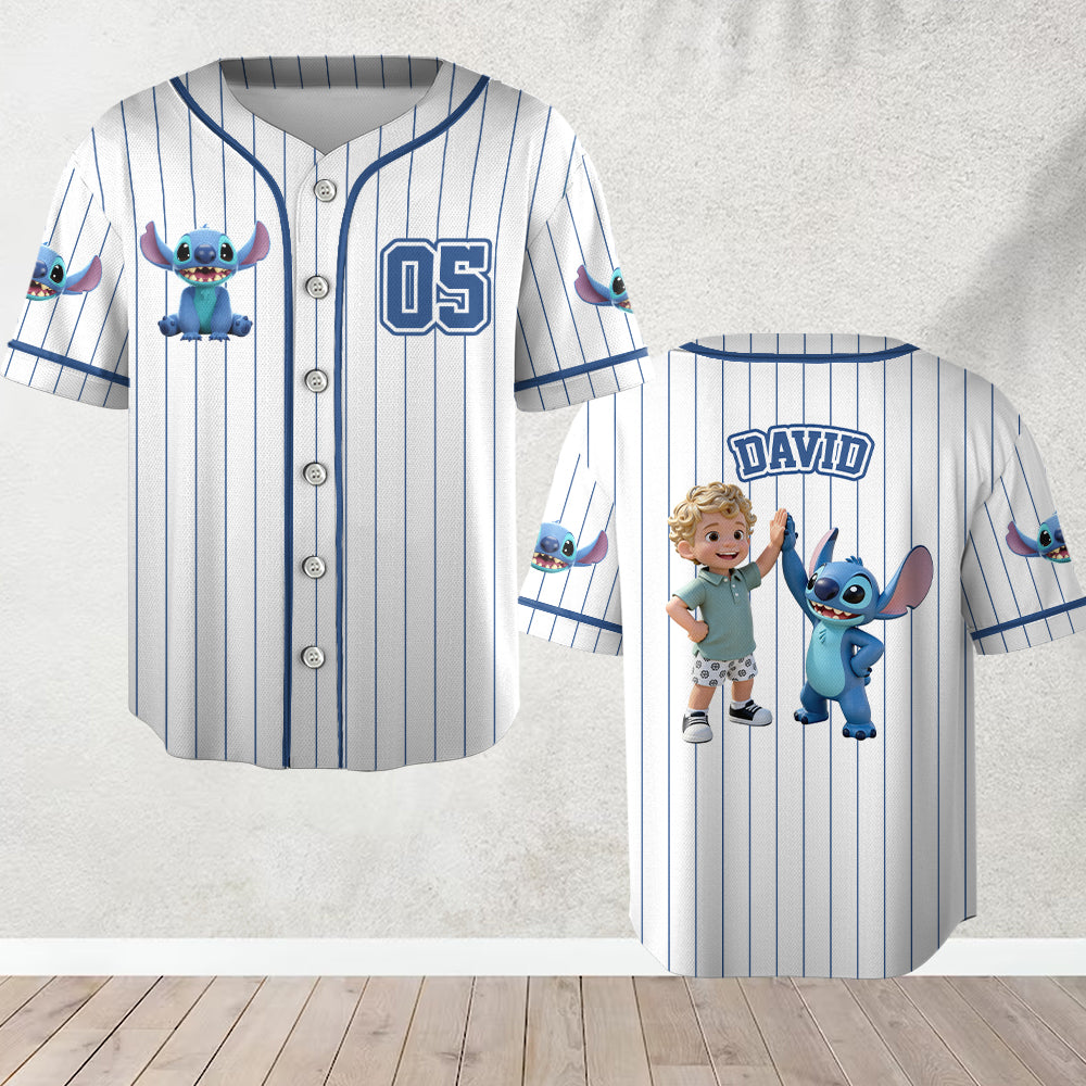 Ohana Vibe - Personalized Ohana Baseball Jersey